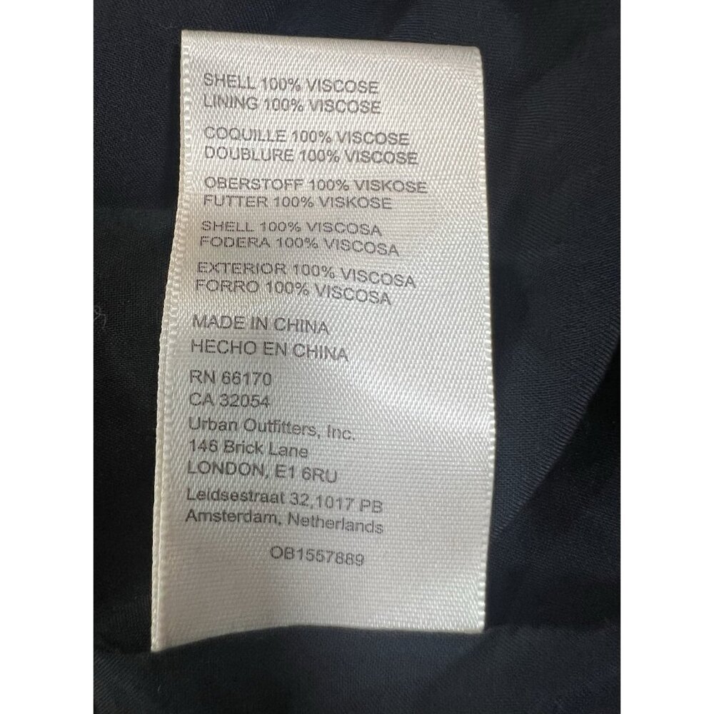 Free People Women's Florence Tie Floral Mini Dress Size Small Boat Neck - Picture 14 of 14